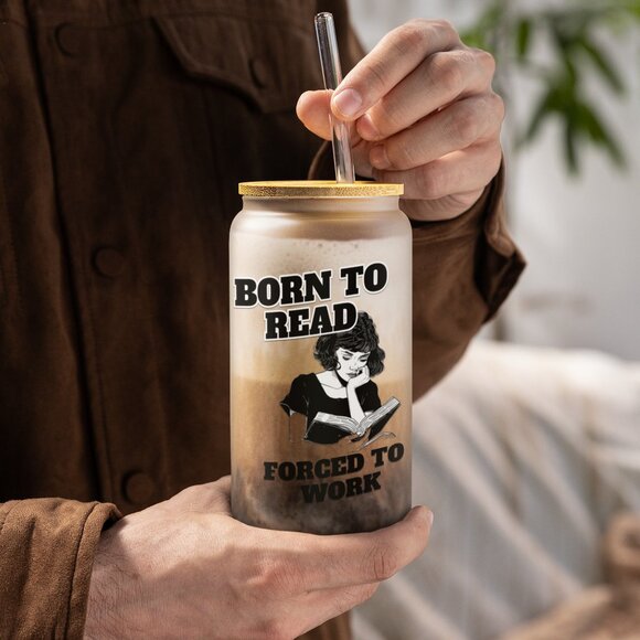 Born To Read Bookish Coffee Cup, Funny Reader Gift, Book Addict Mug, Spicy Books - Picture 3 of 6